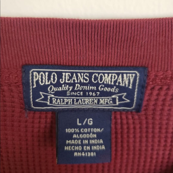 Mens Polo Jeans Company Ralph Lauren long sleeve - Picture 3 of 4